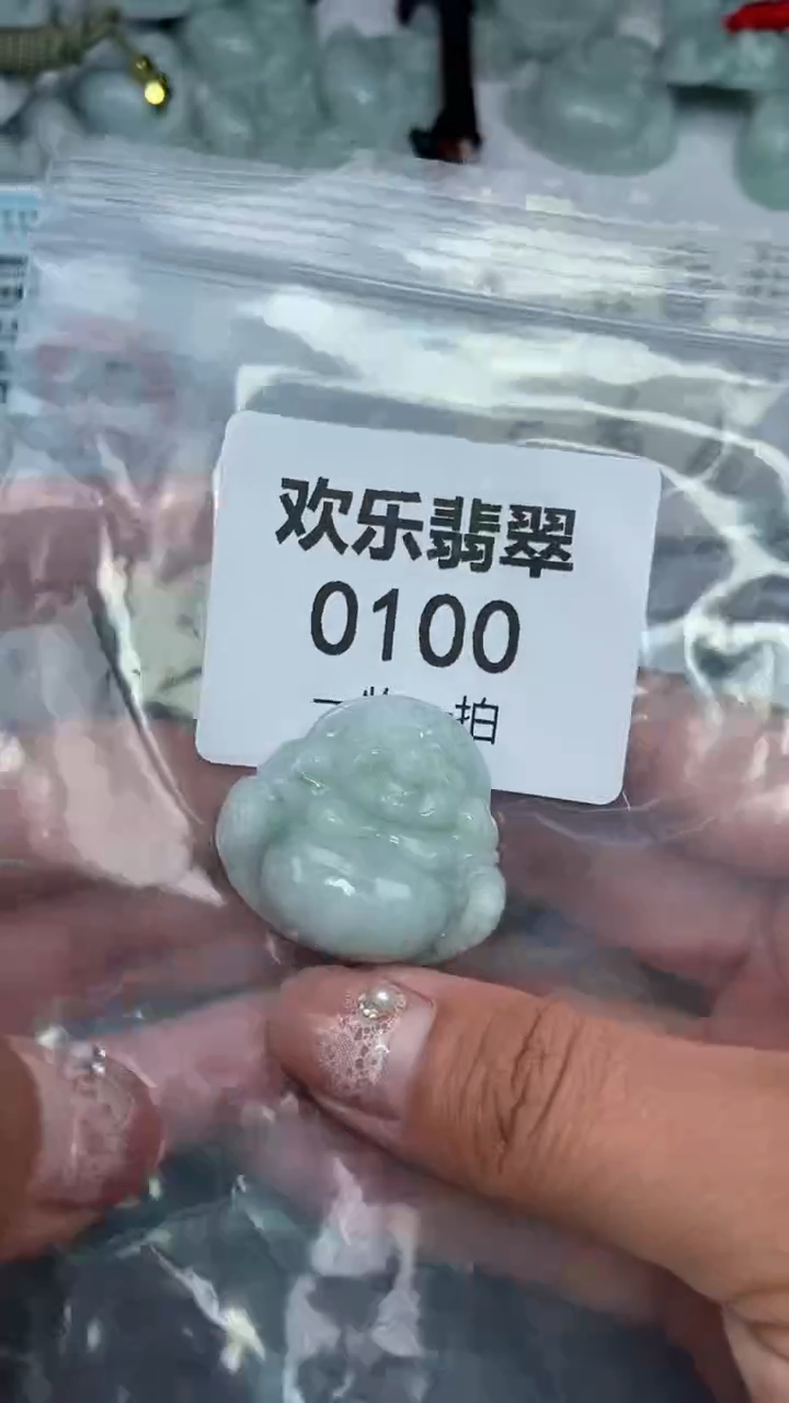 颈饰未镶嵌翡翠缅甸天然翡翠0100