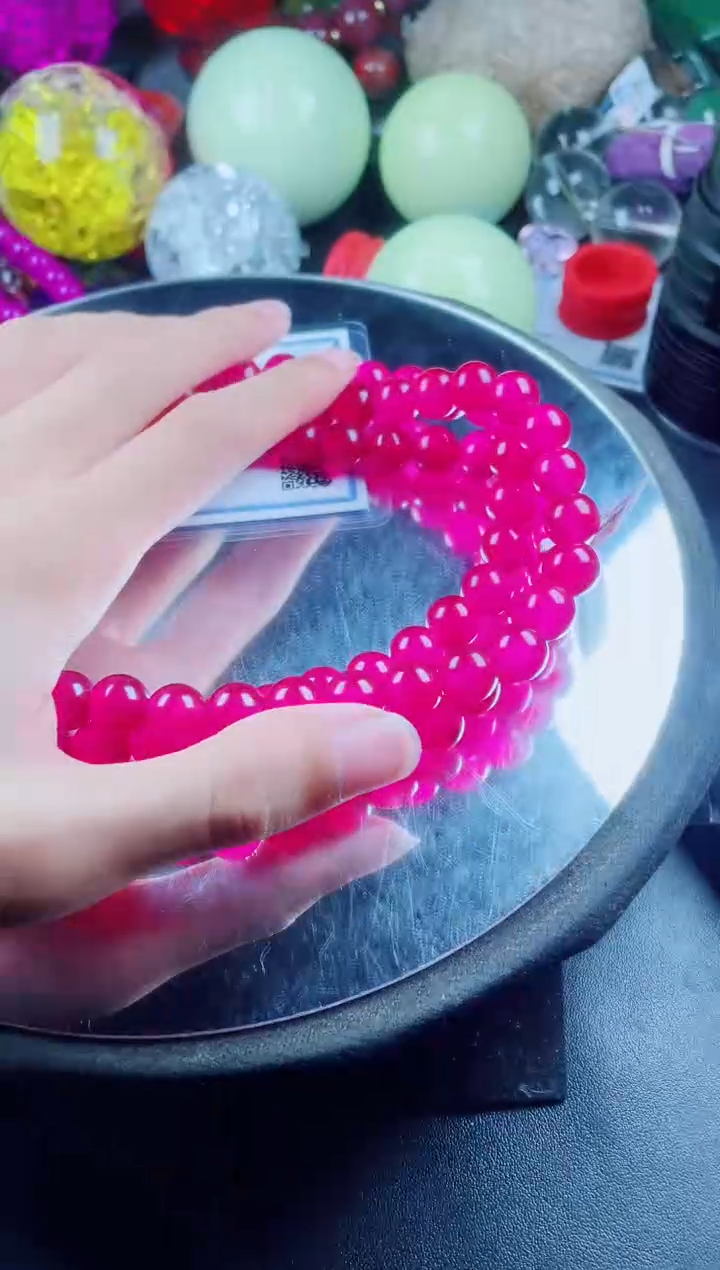 玛瑙/玉髓项链未镶嵌红紫龙醇项链108卡10