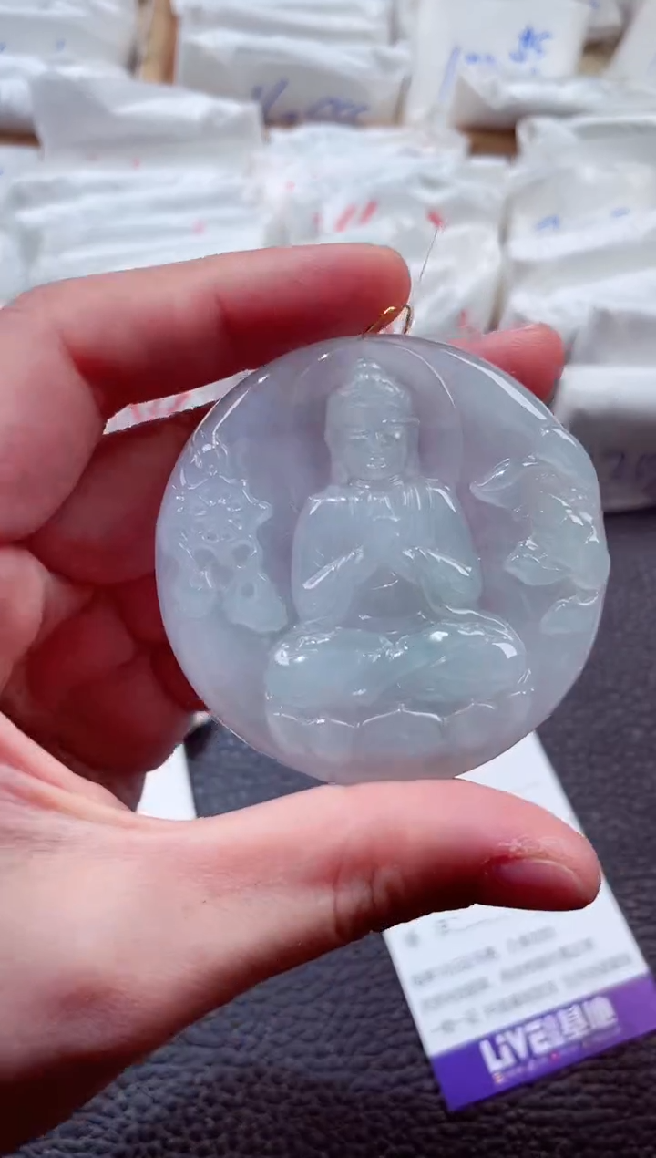 翡翠未镶嵌颈饰00005702