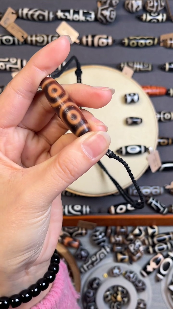 【闪购商品】玛瑙/玉髓珠宝半成品未镶嵌小卢红肉宝盖金刚3眼