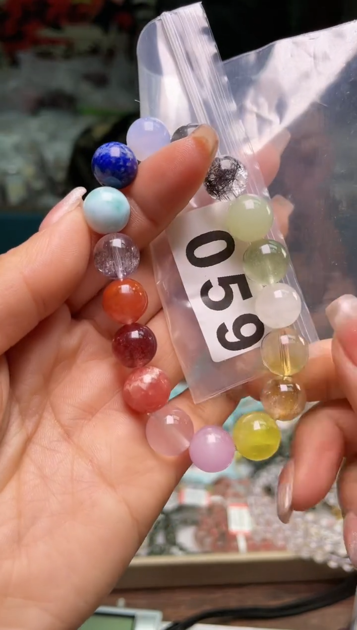 【闪购商品】水晶手串/059未镶嵌多样性发一件