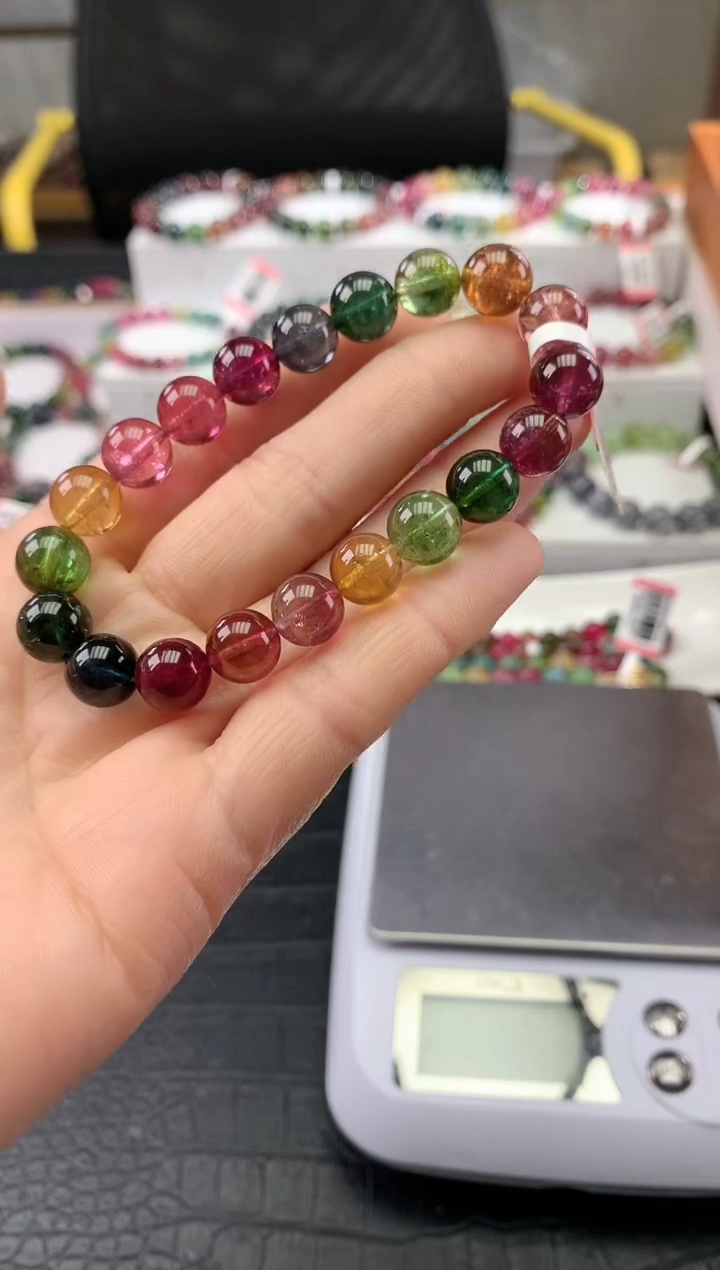 【闪购商品】碧玺手串未镶嵌多样性发一条