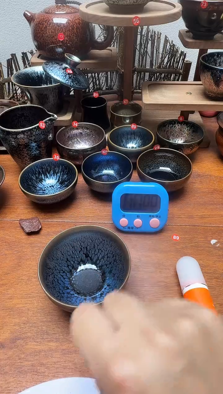 茶盏风****贵19号建盏工匠茶器