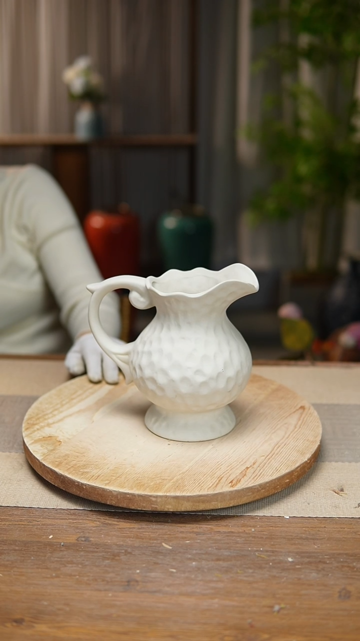 【闪购商品】陶瓷  花器陶瓷花瓶手捏瓶007