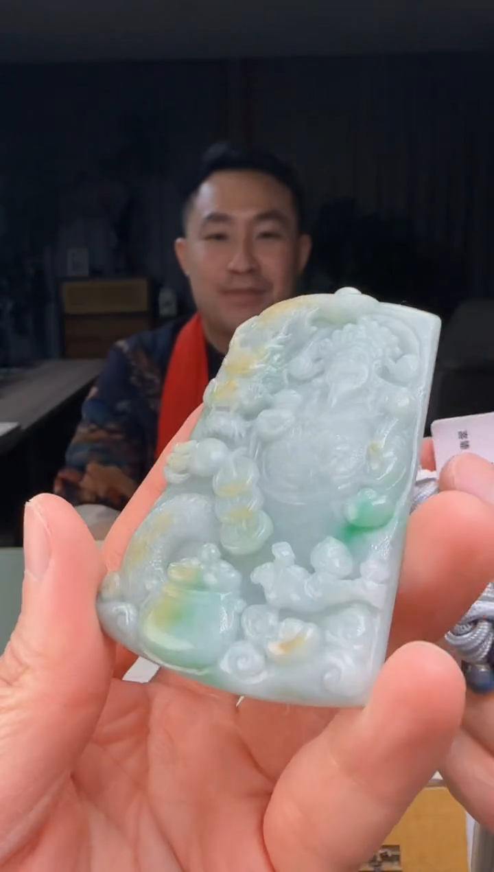 【闪购商品】翡翠吊坠(不含链)未镶嵌DY@@960Q3J10667