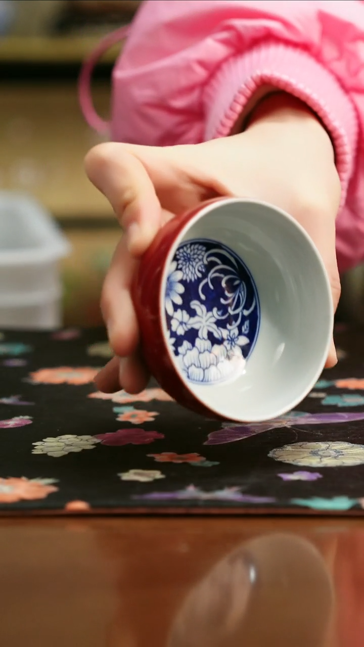 景德镇陶瓷杯碗柴烧多人