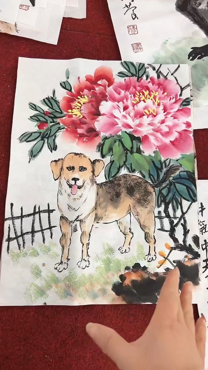 国画李火庆/国画/花鸟