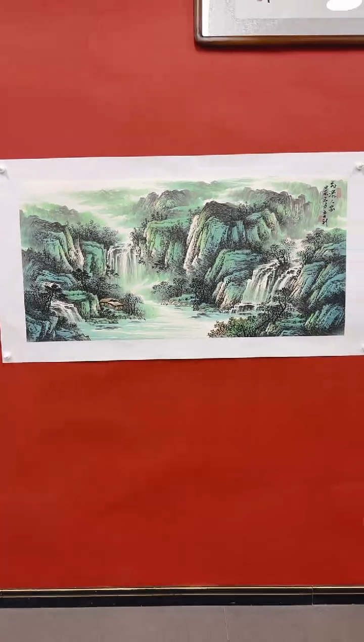 国画李育新国画纯手绘