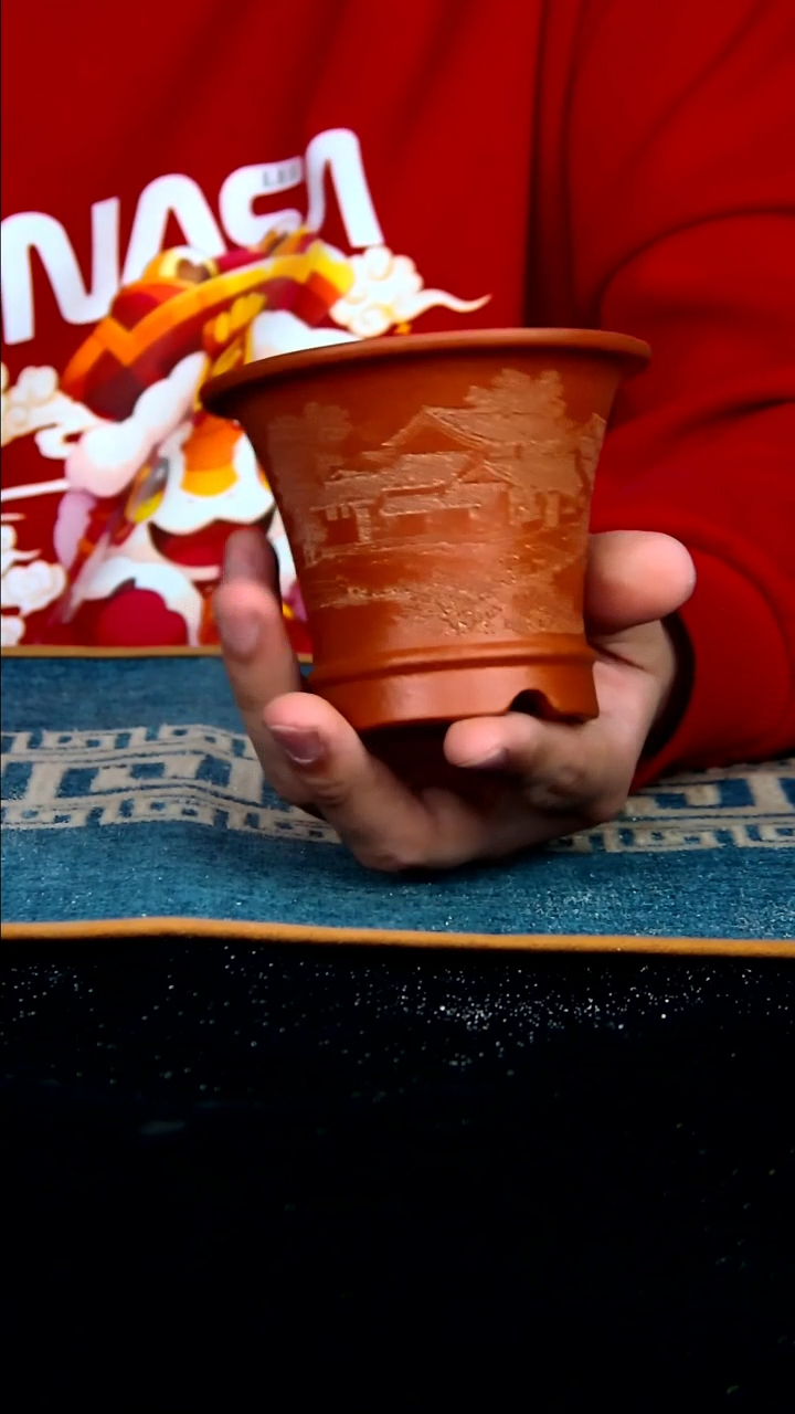 【闪购商品】紫砂花盆水韵江南8*7内径紫砂花盆