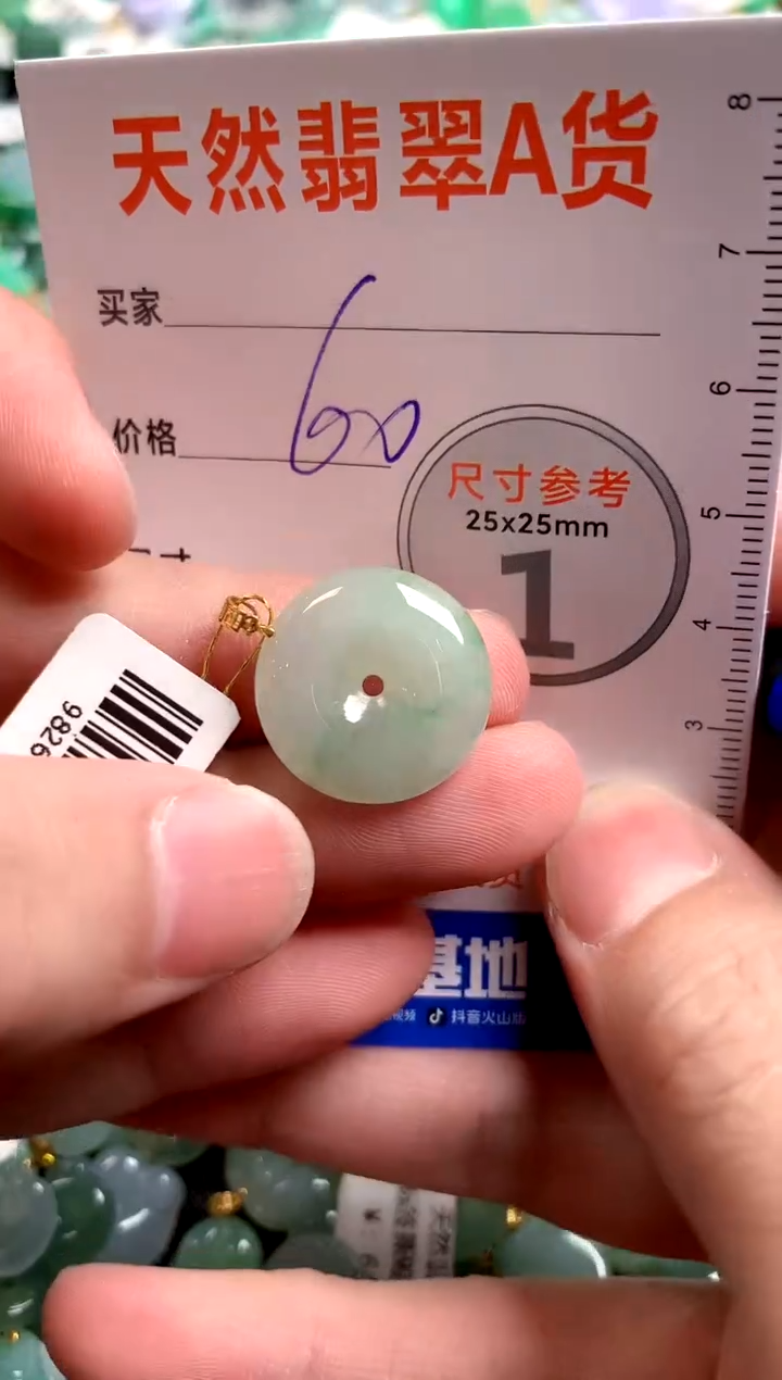 【闪购商品】翡翠颈饰18K金镶嵌14003721