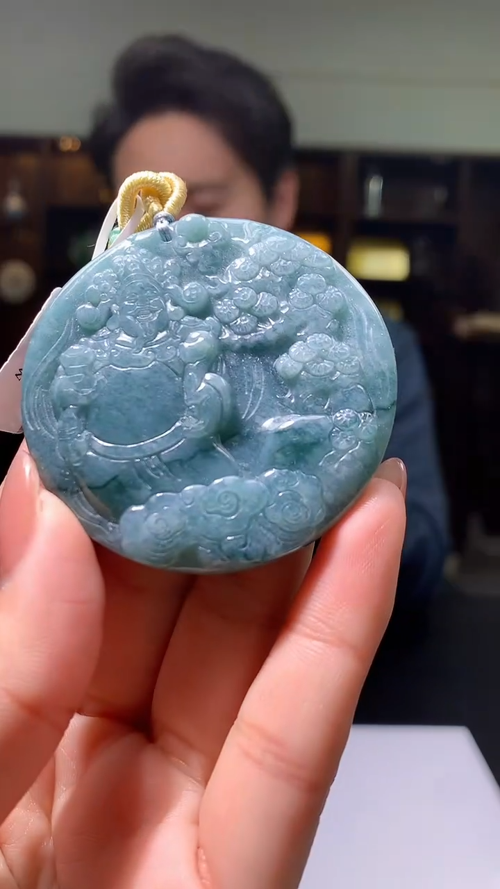 【闪购商品】翡翠颈饰未镶嵌1051hm-jj挂件6