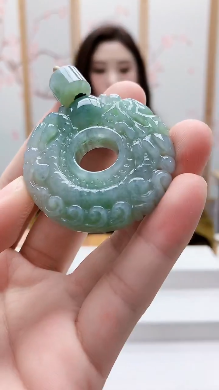 未镶嵌定制翡翠4829bb-毛货挂件29