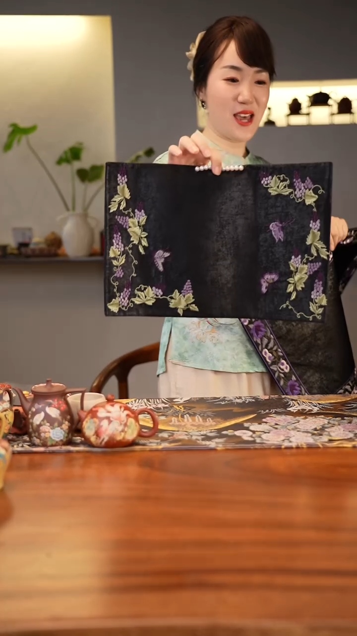 茶壶紫砂黑色茶席 小的宜兴紫砂