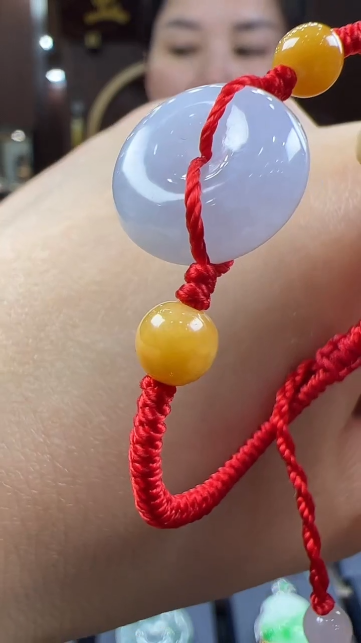 【闪购商品】翡翠挂件未镶嵌儿童手绳