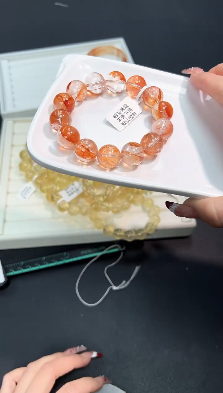 【闪购商品】水晶手串未镶嵌94j多样性发其一/1条默认微瑕