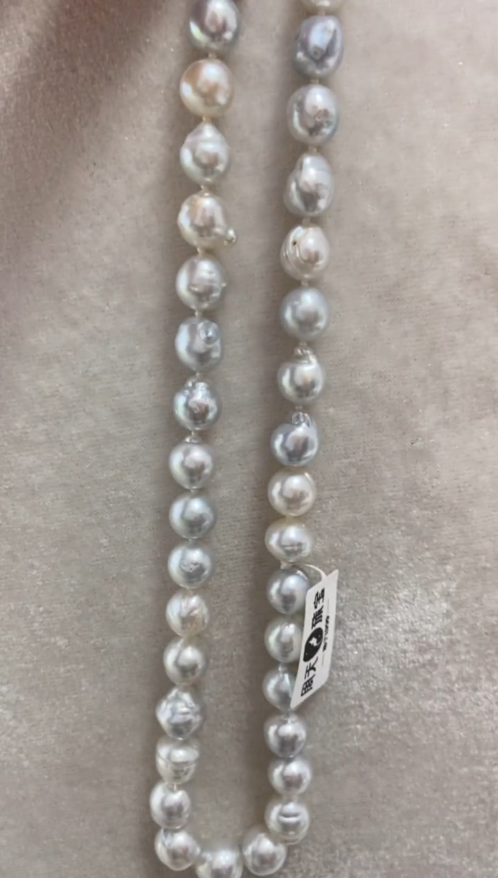【闪购商品】海水珍珠项链未镶嵌澳白巴洛克