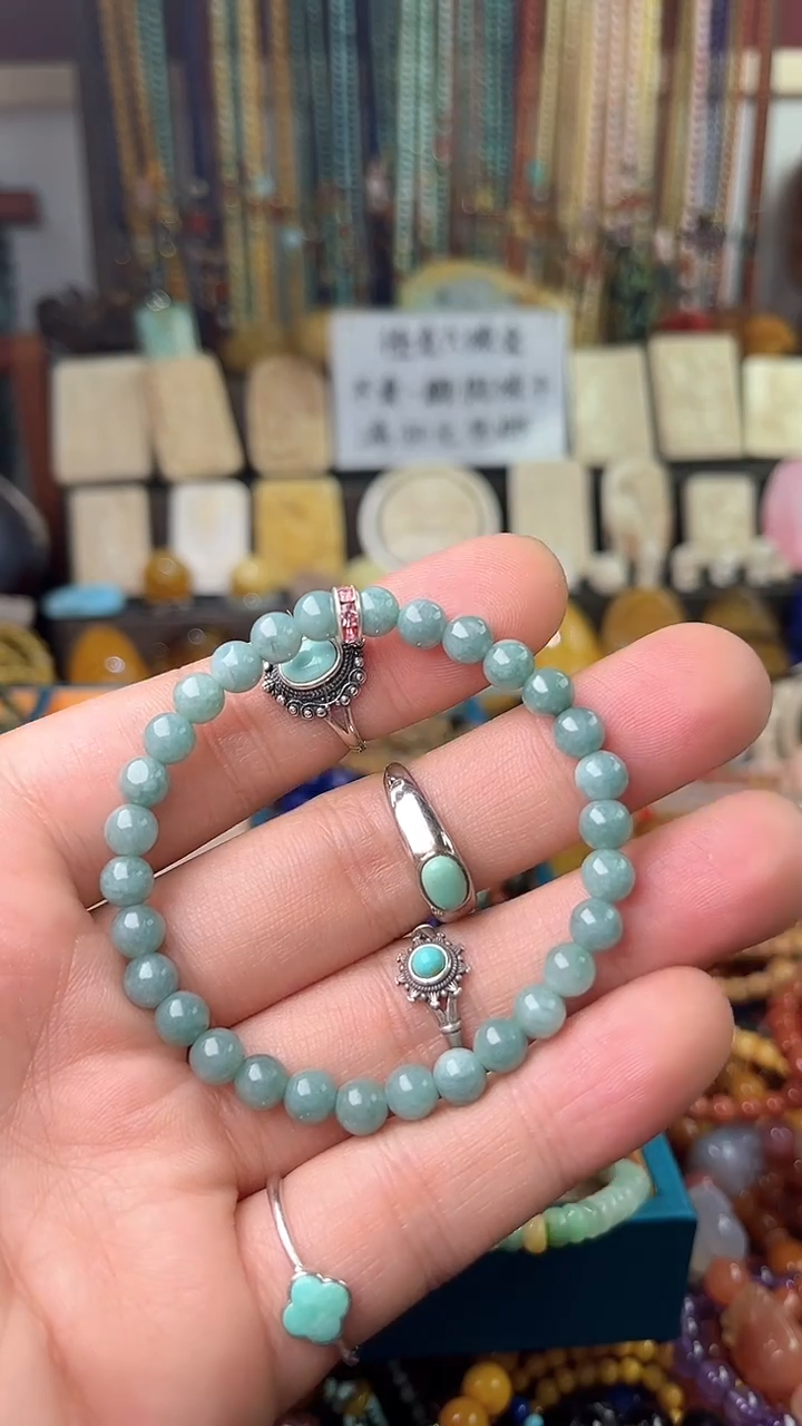 【闪购商品】翡翠手链未镶嵌（一物一件）5633