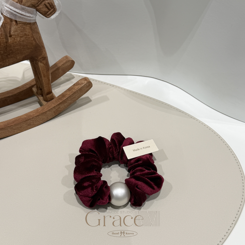 「平安夜浆果」韩国25秋冬百搭发绳发圈肠圈丸子头