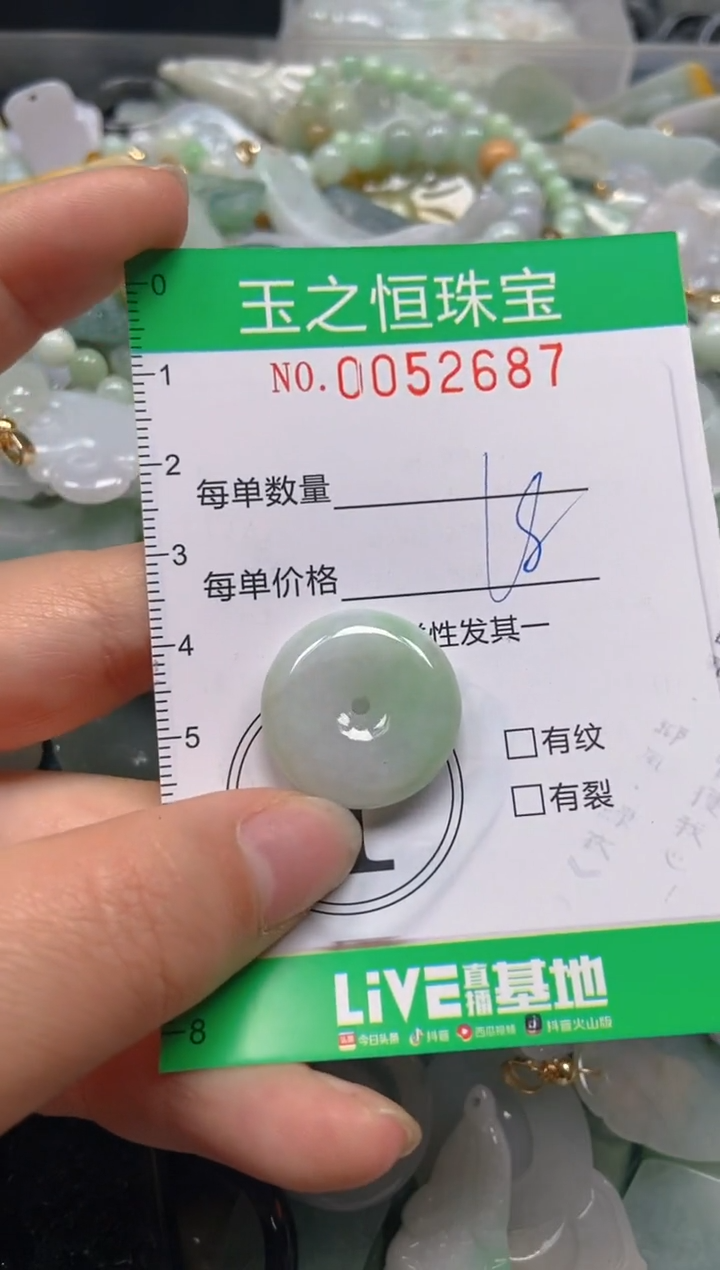 【闪购商品】翡翠颈饰未镶嵌闪购0052687