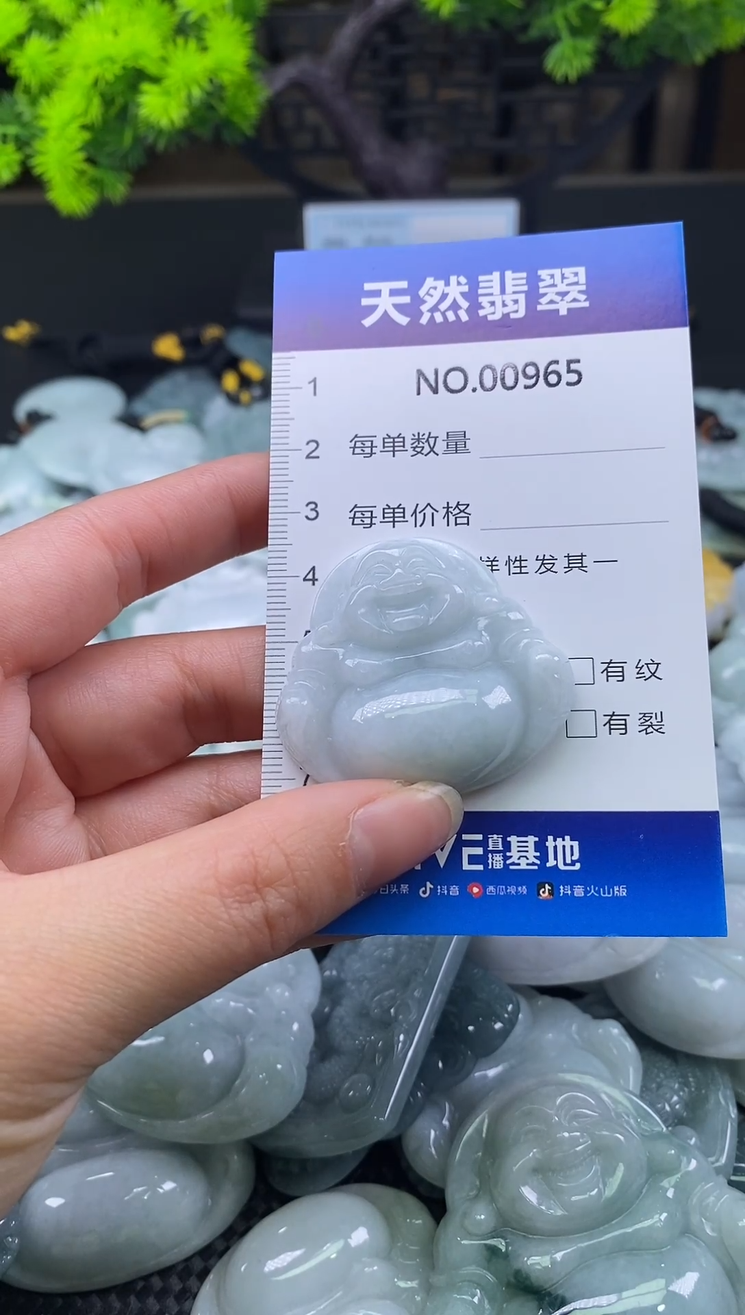 颈饰未镶嵌翡翠天然缅甸翡翠965