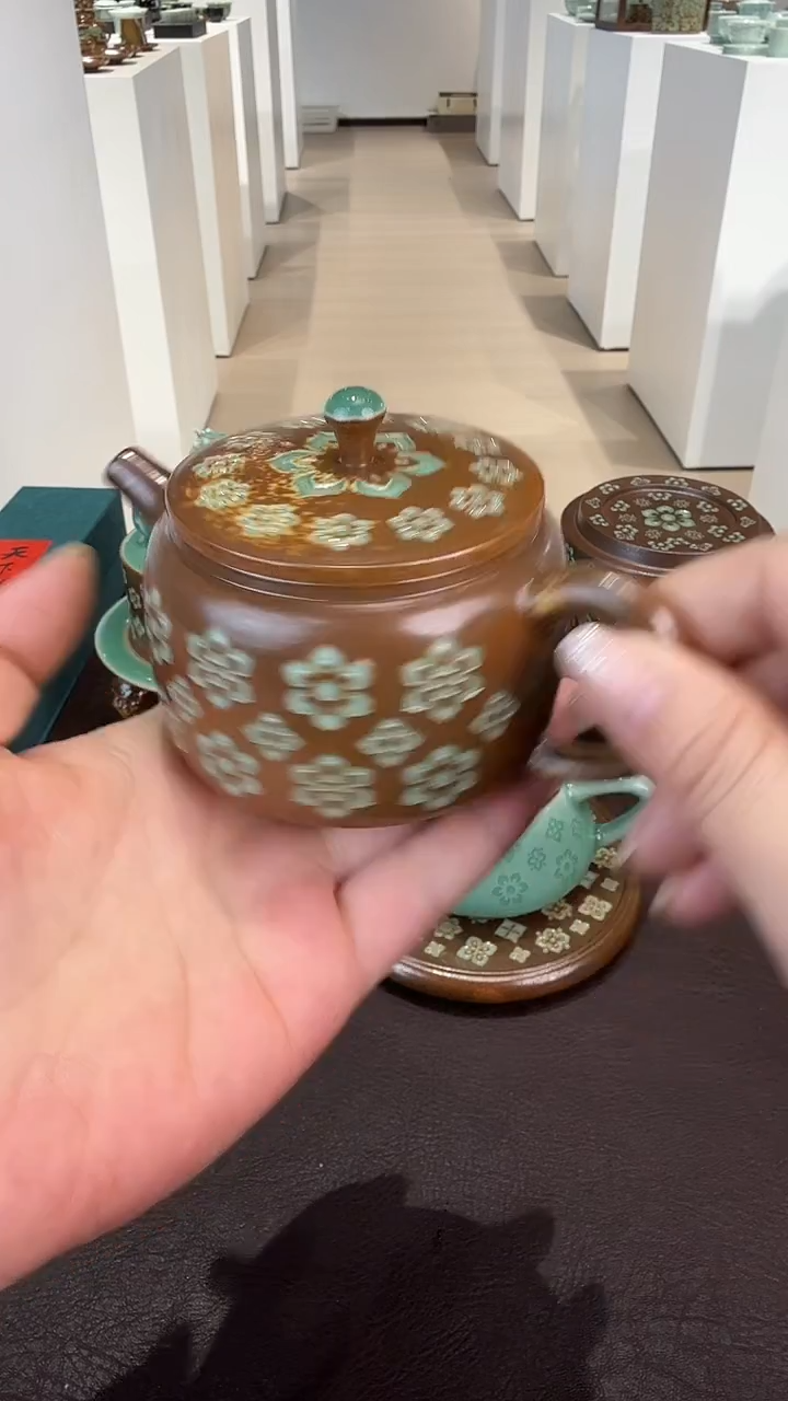青瓷手工茶器包邮