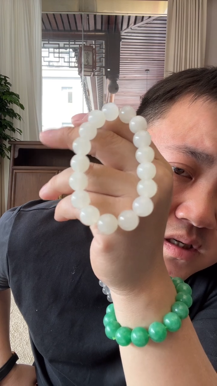 未镶嵌手链和田玉（糖玉）手串