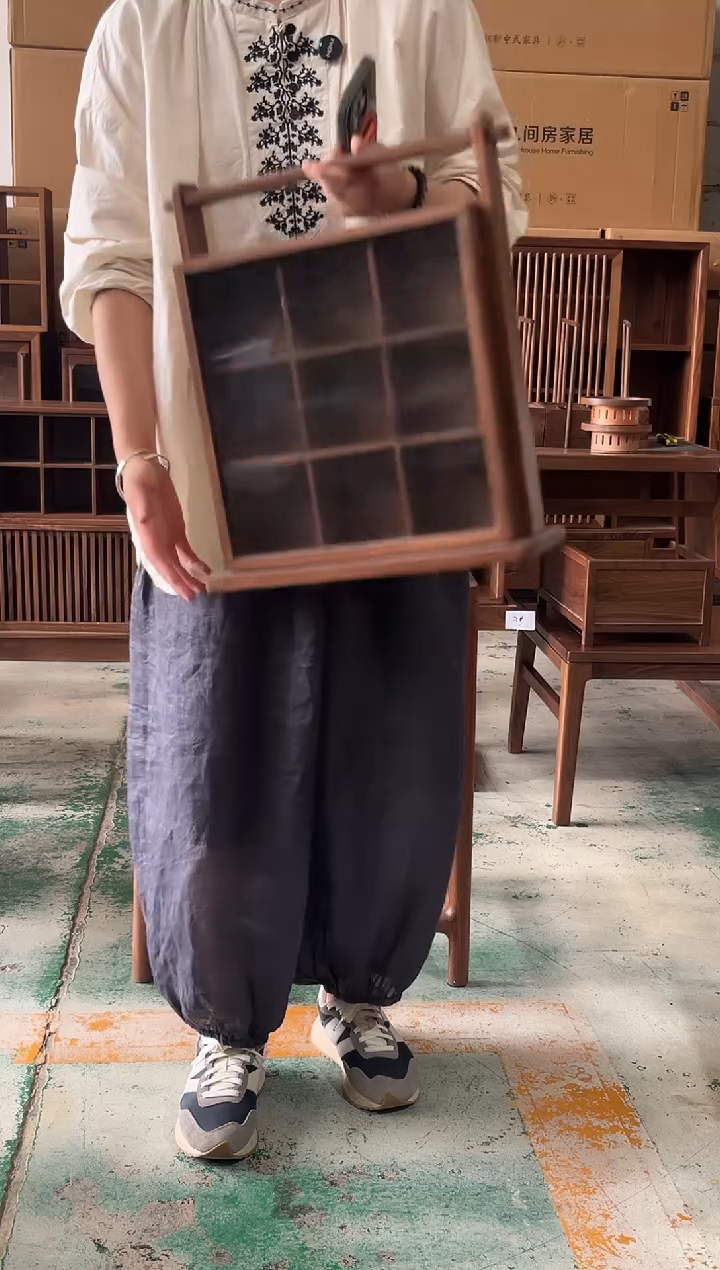 木（非红木类）小*提梁九宫格