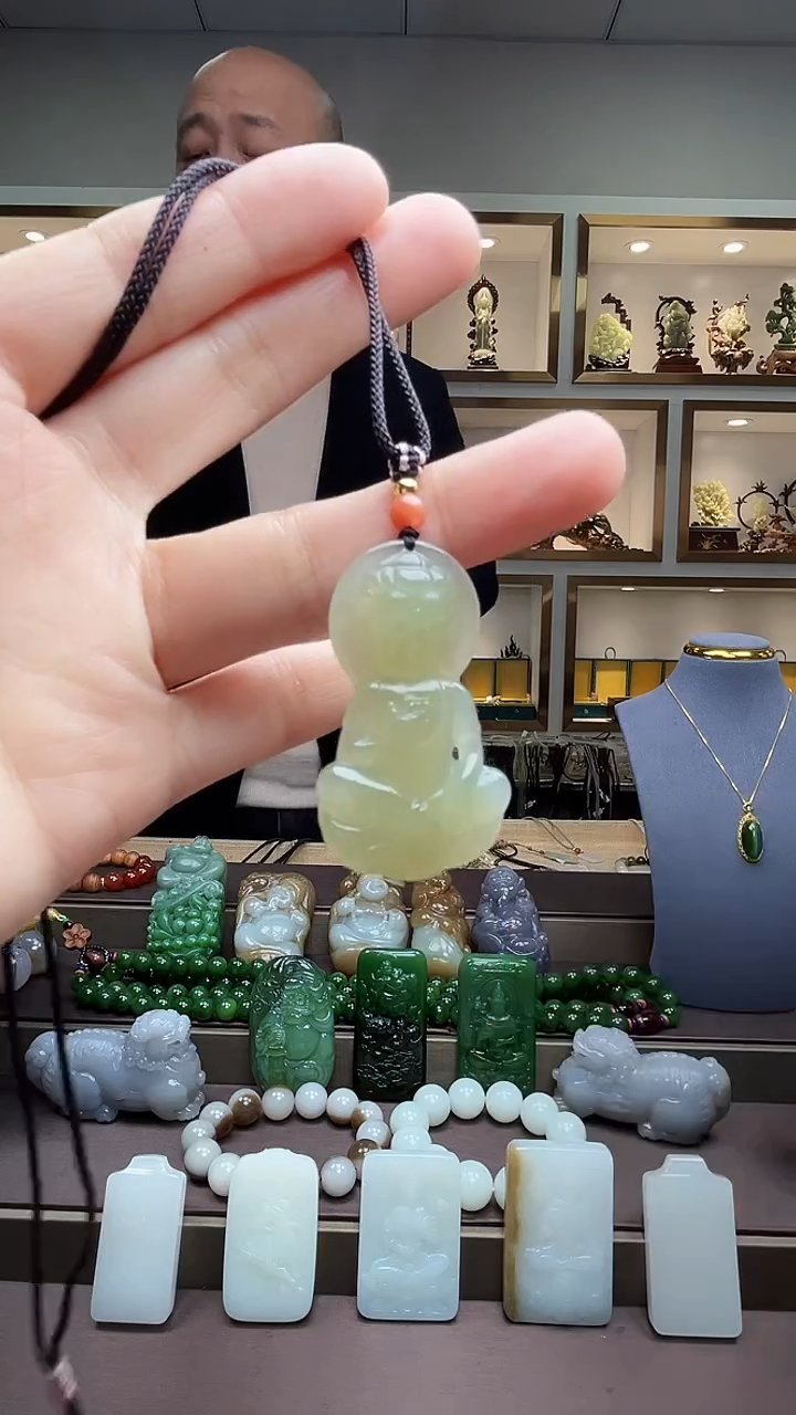 【闪购商品】和田玉挂件未镶嵌1