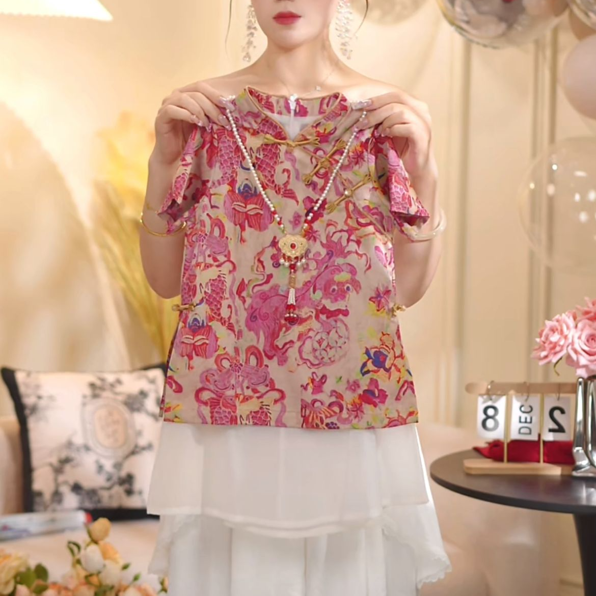 【可儿家】女童2025夏季公主薄款韩版公主风夏款时尚套装-