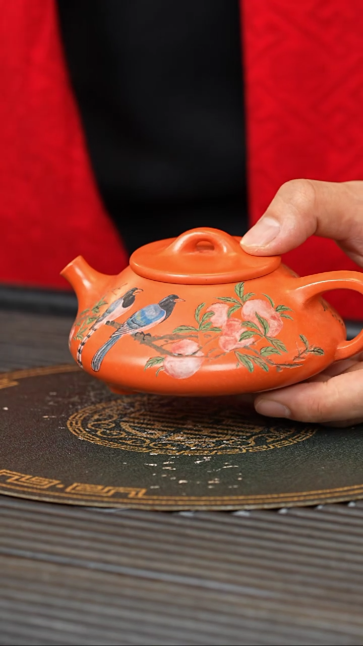 【闪购商品】紫砂茶壶PHJ 南红玉砂 韵瓢