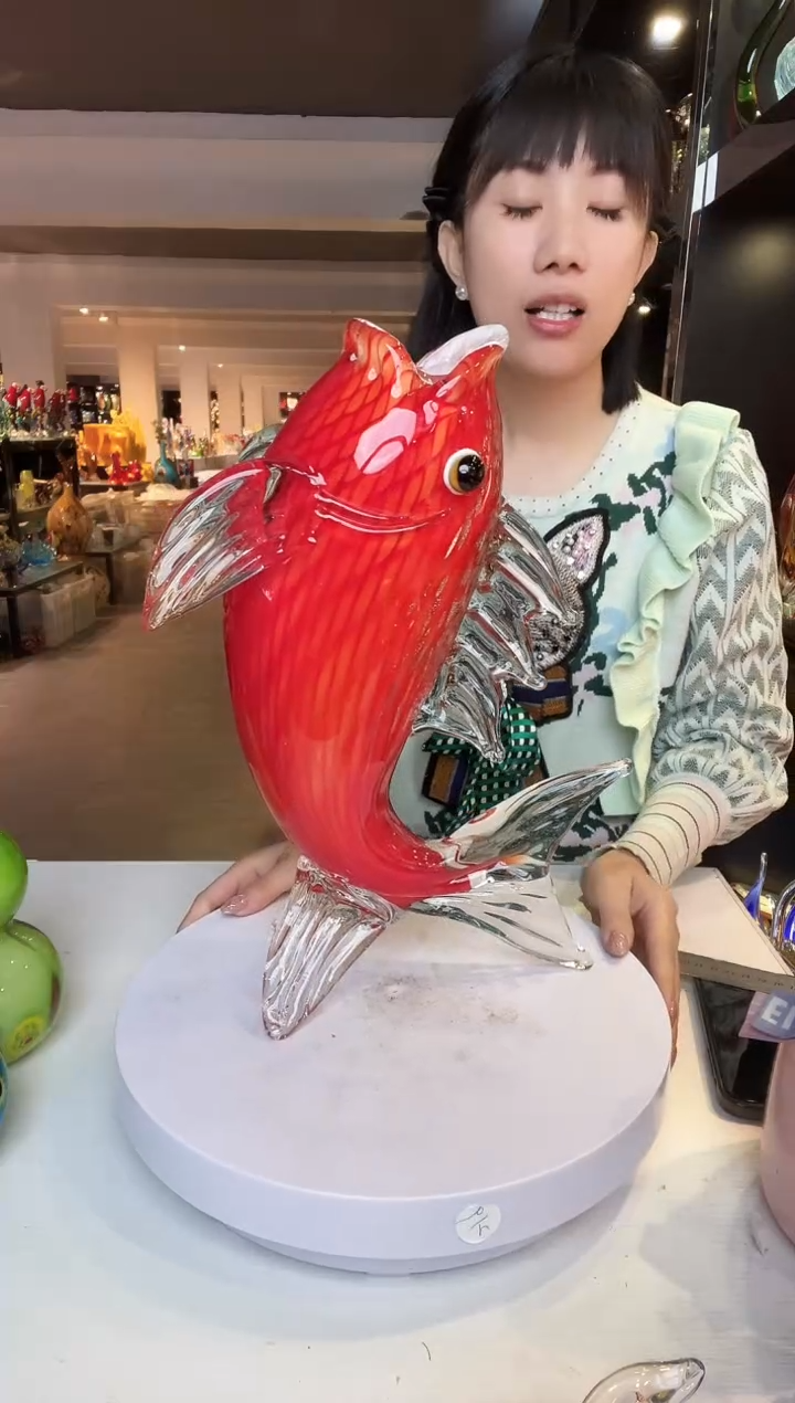 【闪购商品】茶盏琉璃摆件家居摆件