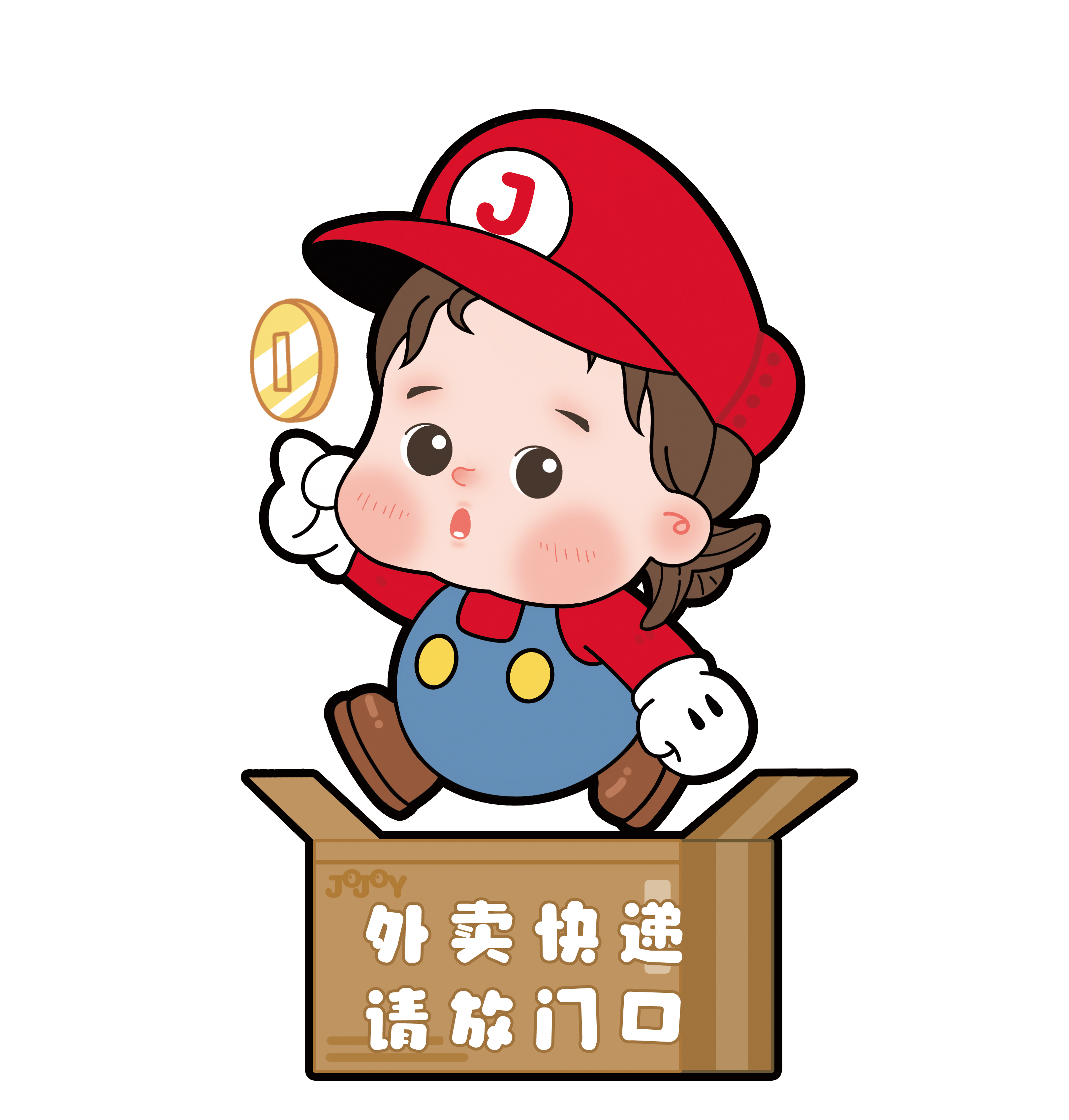 Jojoy啾啾咿亚克力牌系列潮玩挂件