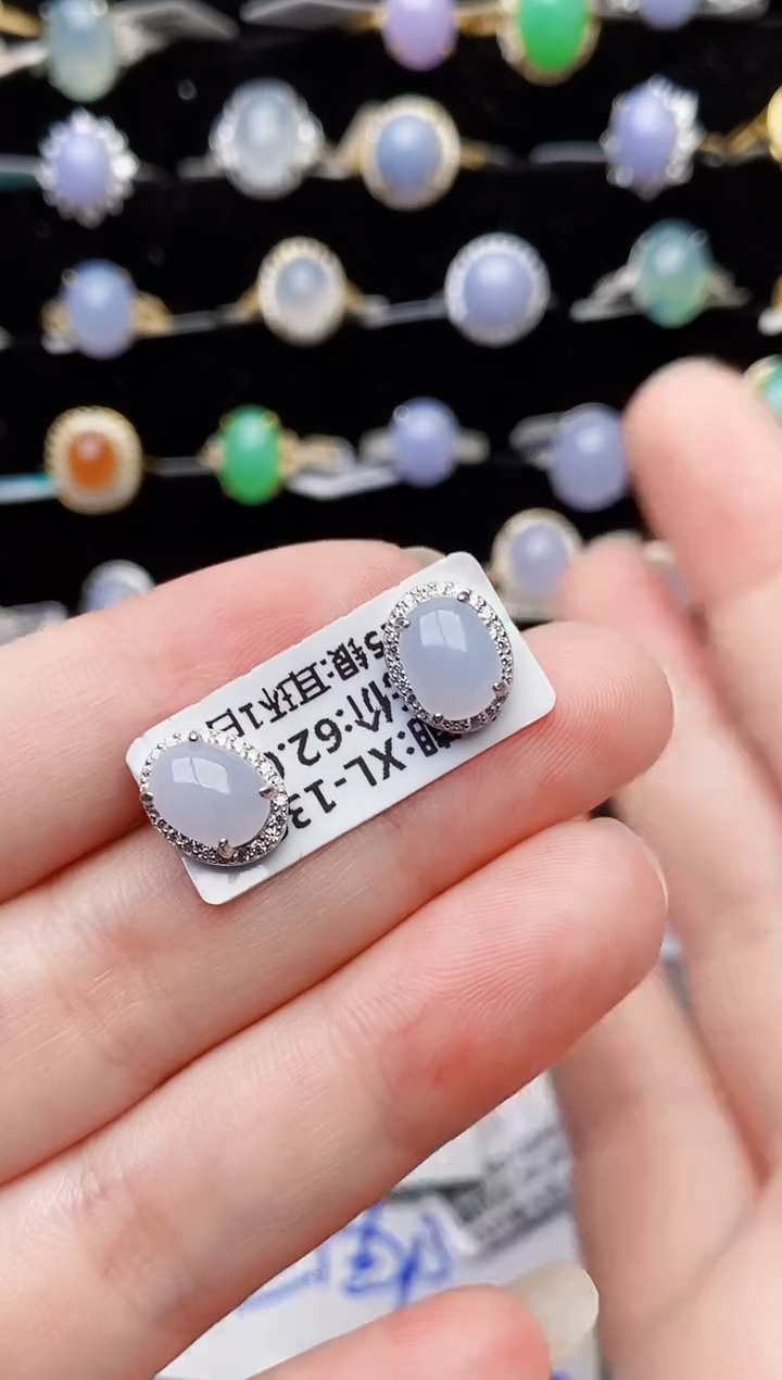 颈饰银S925镶嵌翡翠1788