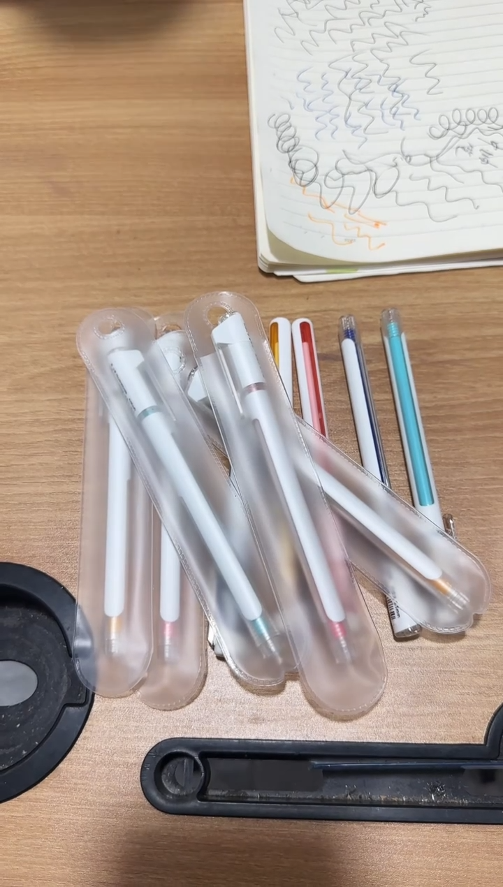 贝发新款简优黑色中性笔10支随机