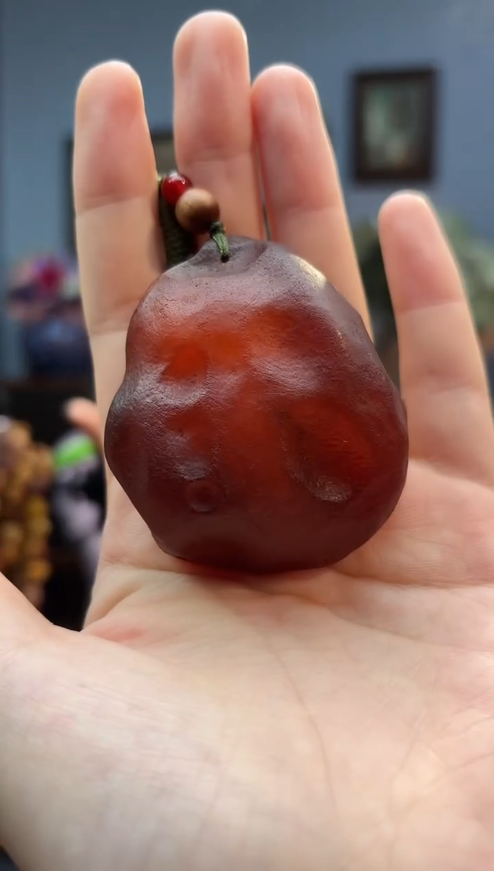 琥珀颈饰未镶嵌吊坠