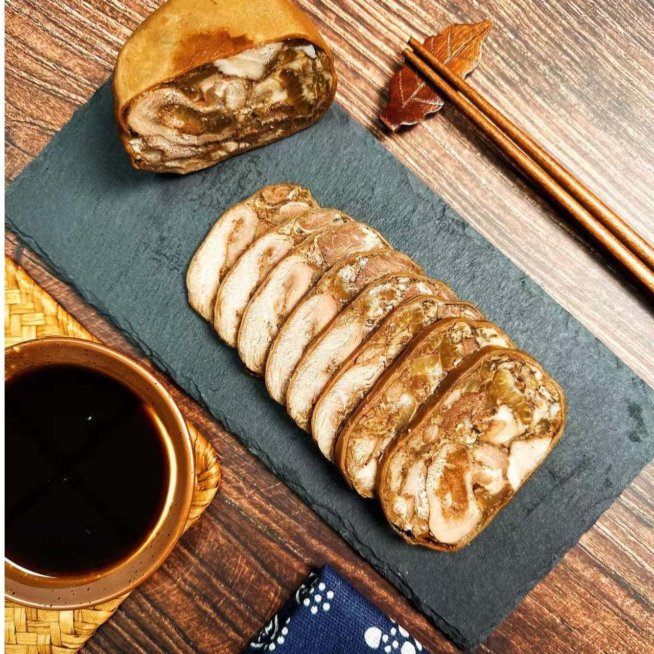 白老三【博山板肚】精选猪腿肉无淀粉无防腐博山醇香劲道脆弹冷盘