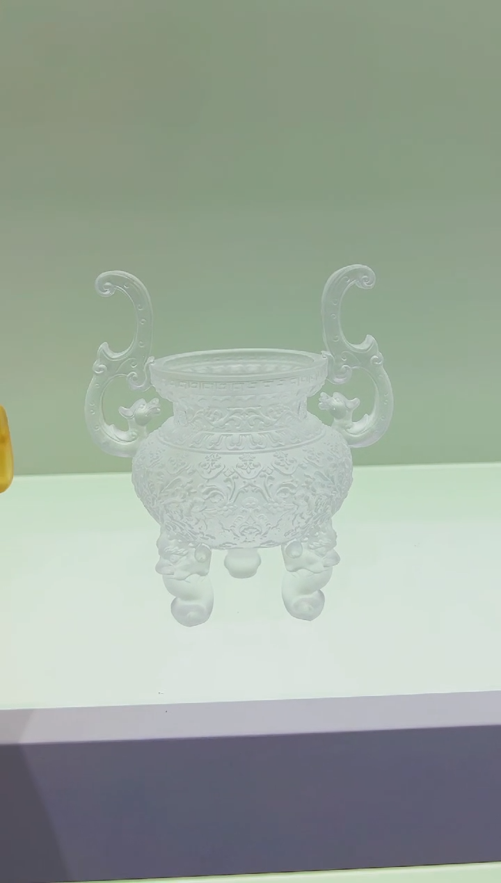 【闪购商品】泥塑古法琉璃香炉摆件