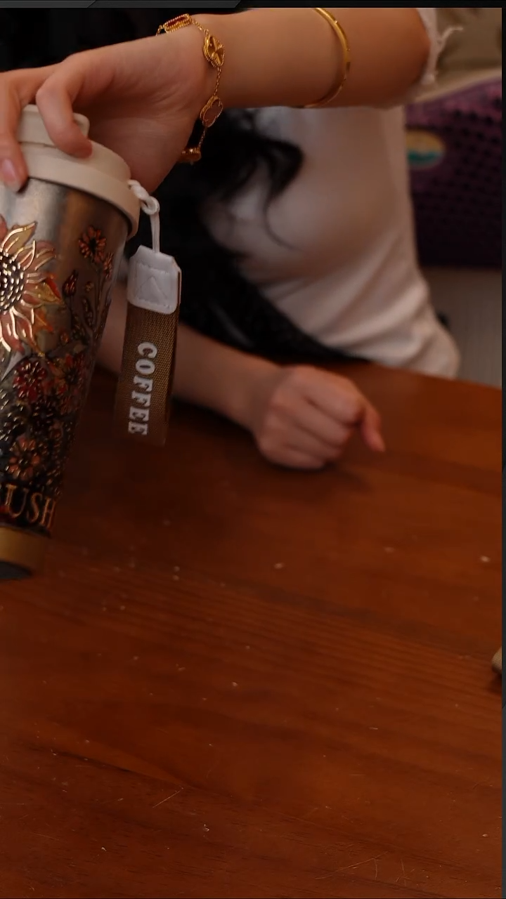 陶56-梵高系列纯钛咖啡杯520ml-向日葵