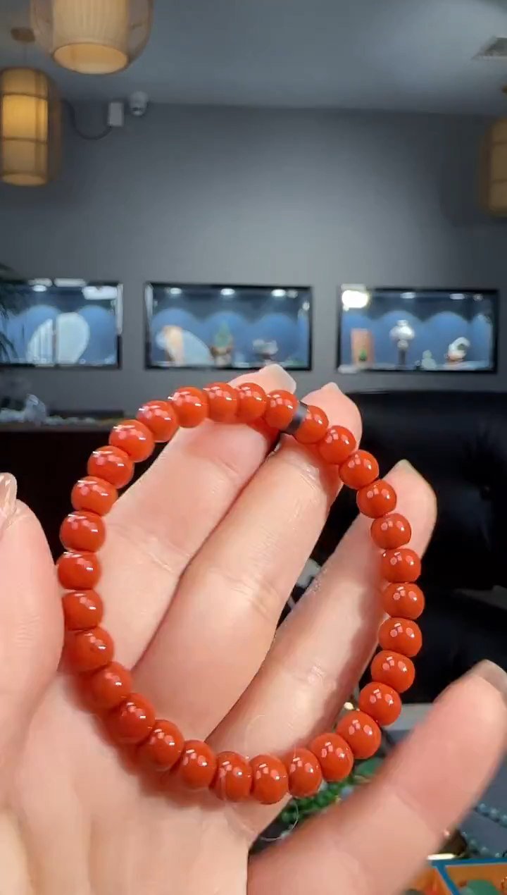 未镶嵌手链南红玛瑙1