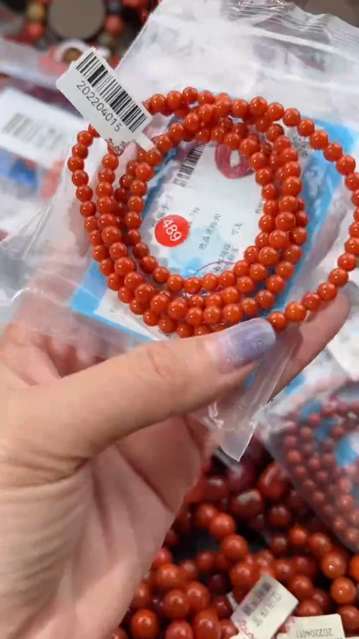 【闪购商品】南红玛瑙手串未镶嵌6+