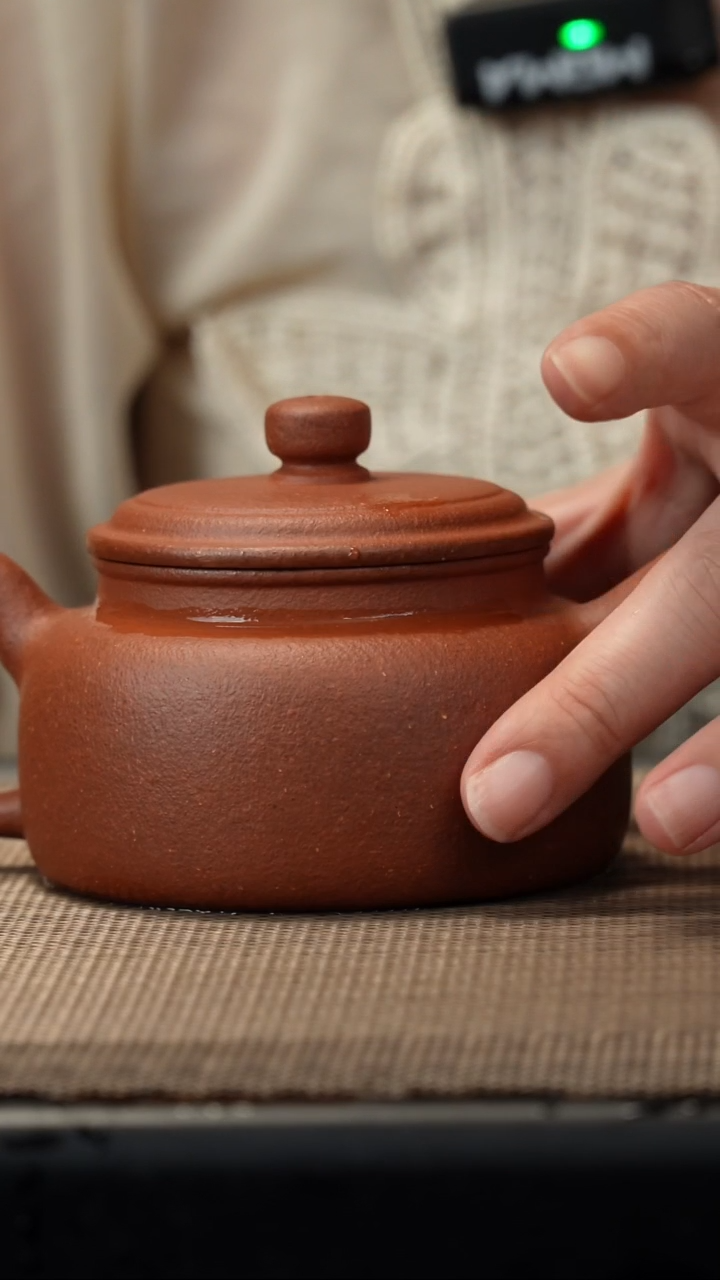 茶壶紫砂绝红降坡德钟200cc