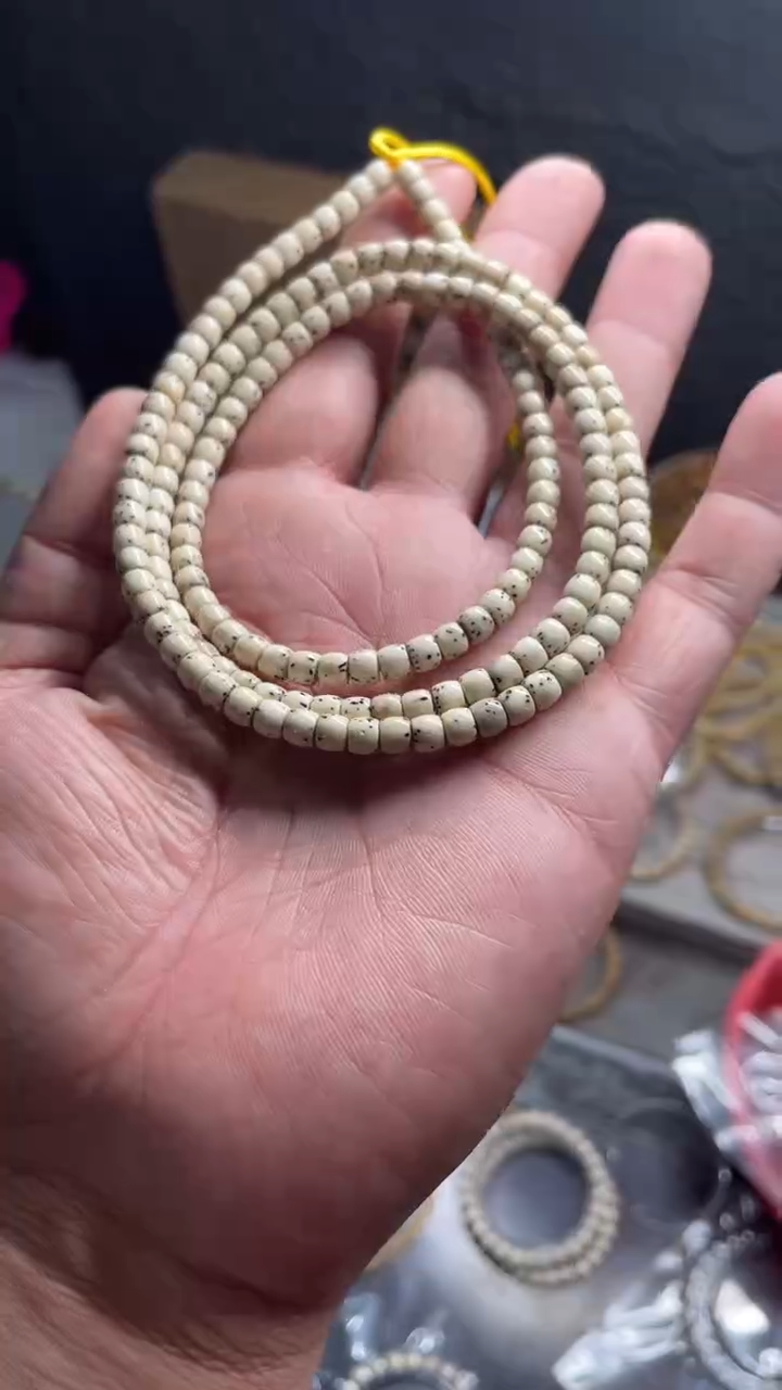 星月菩提手串海南星月菩提《#Y65》5X4长串