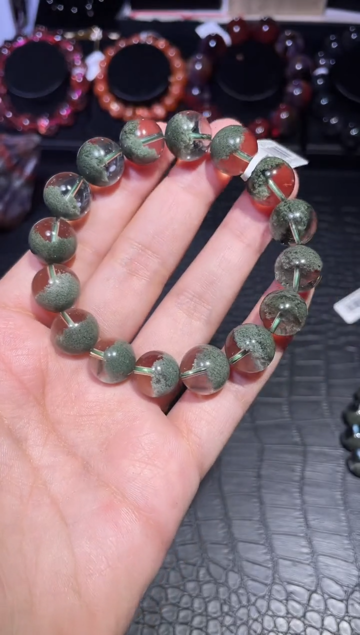 【闪购商品】水晶手链未镶嵌绿幽灵单圈A13（多样性发其一）