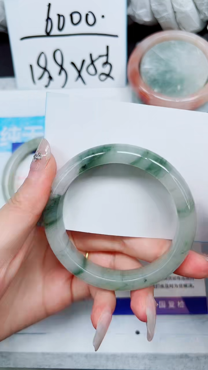 【闪购商品】石英质玉手镯未镶嵌A60-57`58`59