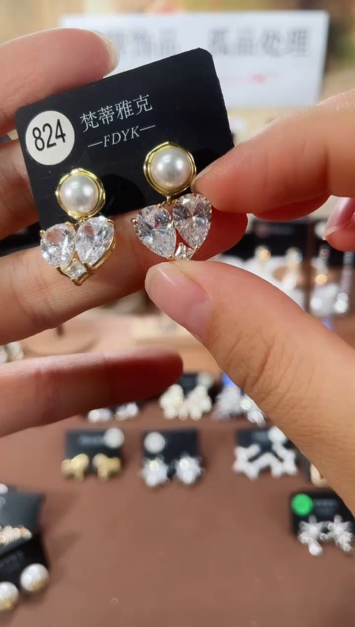 合金925银锆石梵824