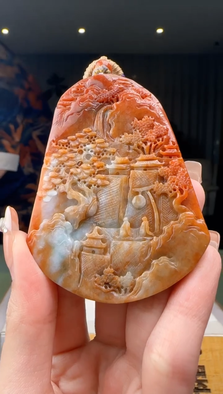 【闪购商品】翡翠吊坠(不含链)未镶嵌CC@@960Q3J14636