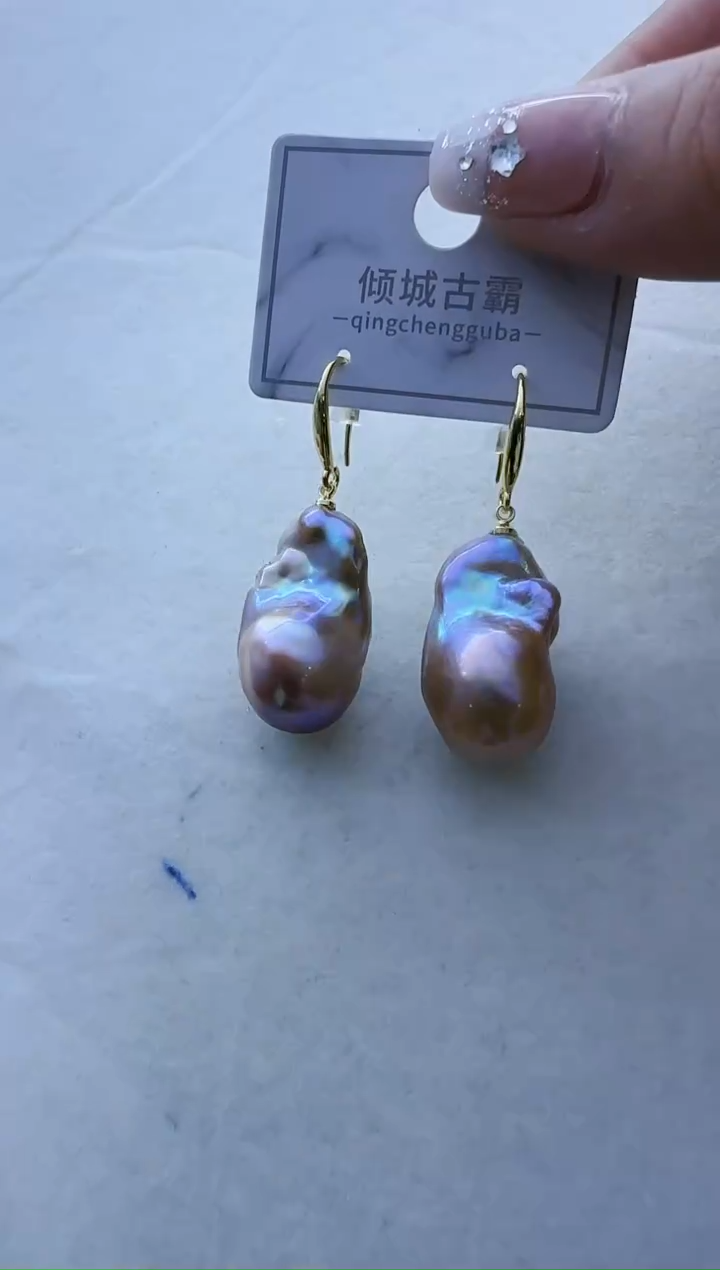 【闪购商品】淡水珍珠耳饰银S925镶嵌524