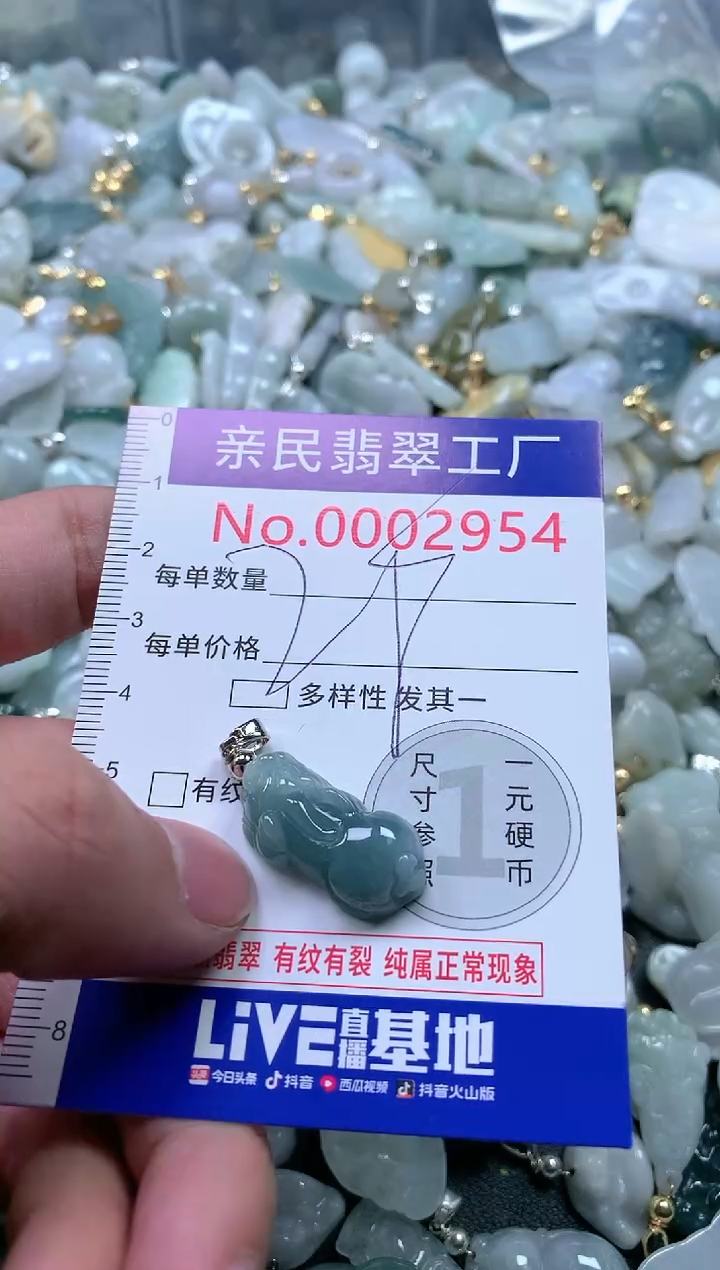 【闪购商品】翡翠吊坠(不含链)未镶嵌2954多样性发货发一件