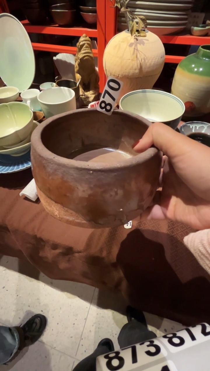 瓷片南*?870陶泥手工花器
