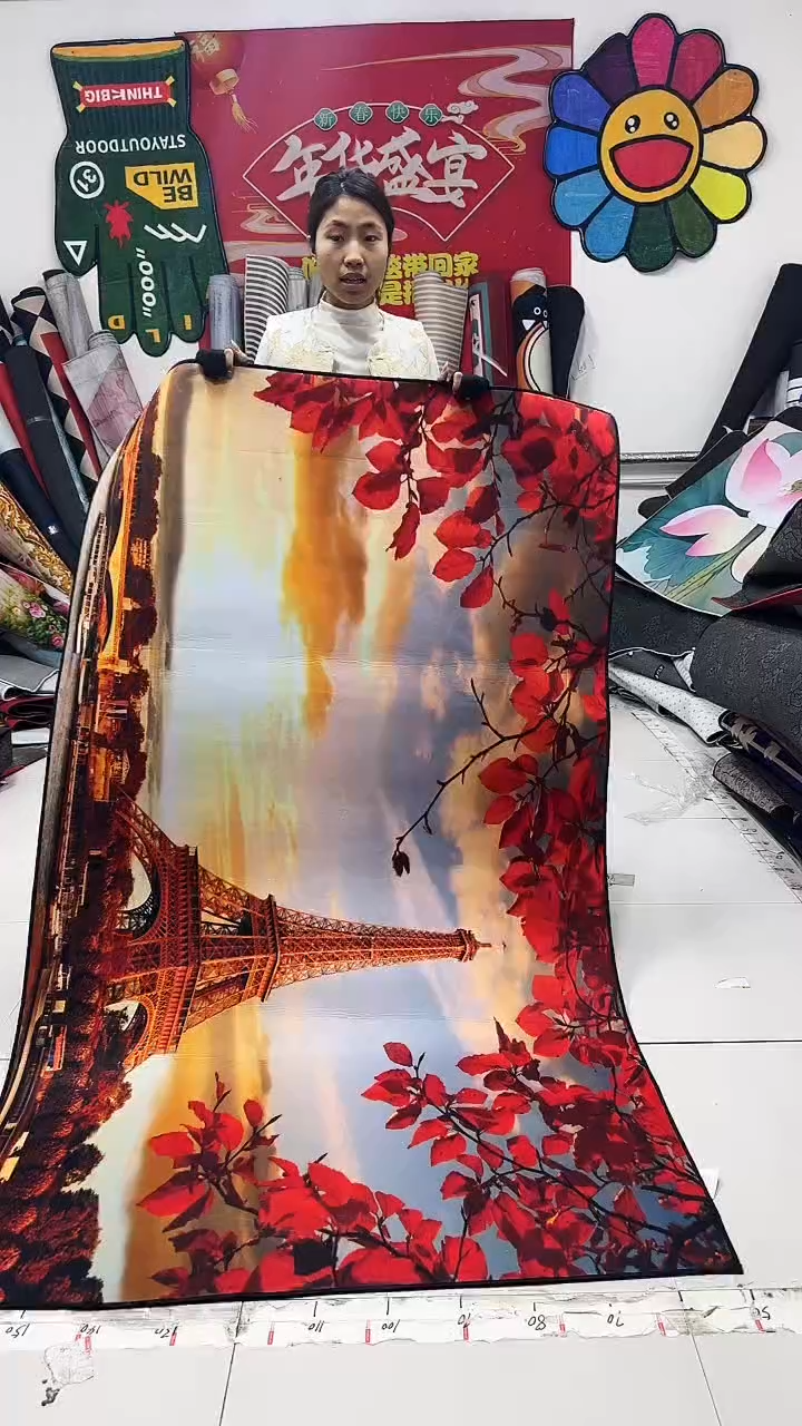 棉麻绒089 120*200